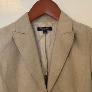 Brooks Brothers Blazer in Tan Linen